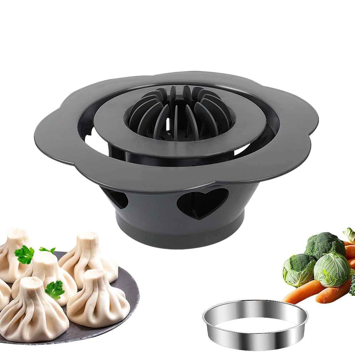 Amazon.com: MDJVLNQ Big Dumpling Maker Momo Machine,6.57